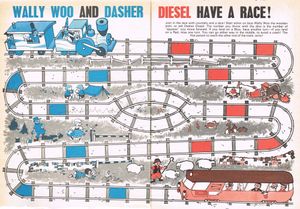 Wally Woo and Dasher Diesel Have a Race!