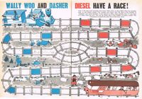Wally Woo and Dasher Diesel Have a Race!