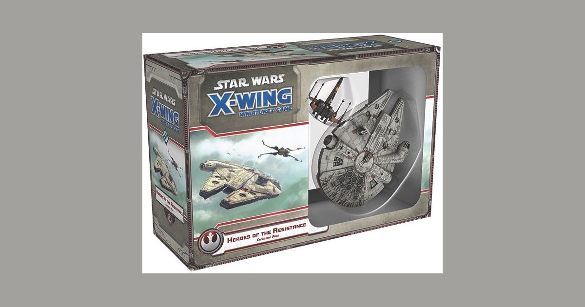 Heroes of the Resistance Star Wars miniatures X-Wing Fantasy Flight SWX57 