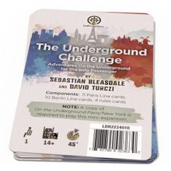 On the Underground: The Underground Challenge – Paris / New York
