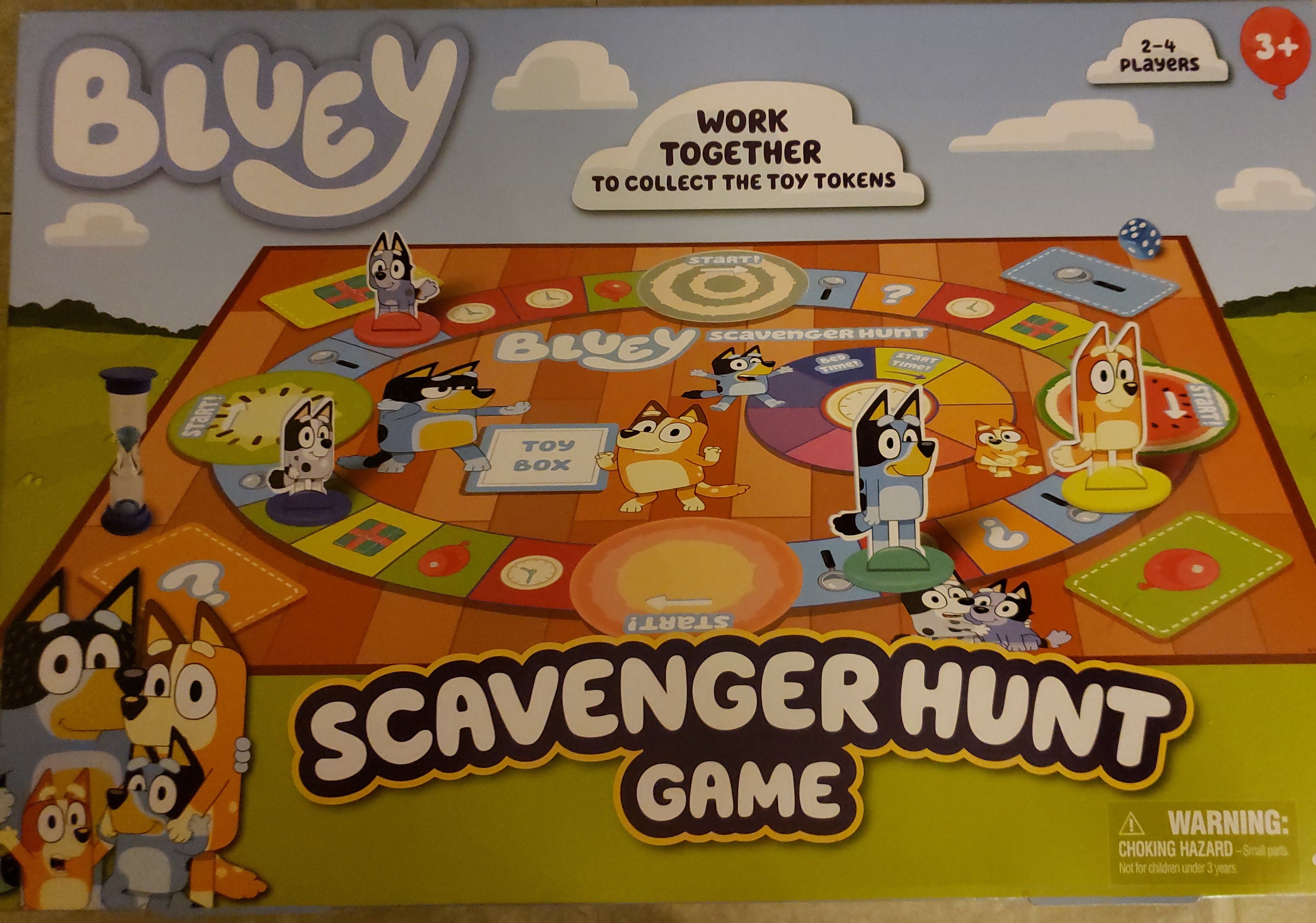 Boîte du jeu Bluey Scavenger Hunt Game