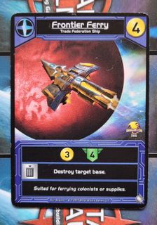 Star Realms: Frontier Ferry Alternate Art Promo Card