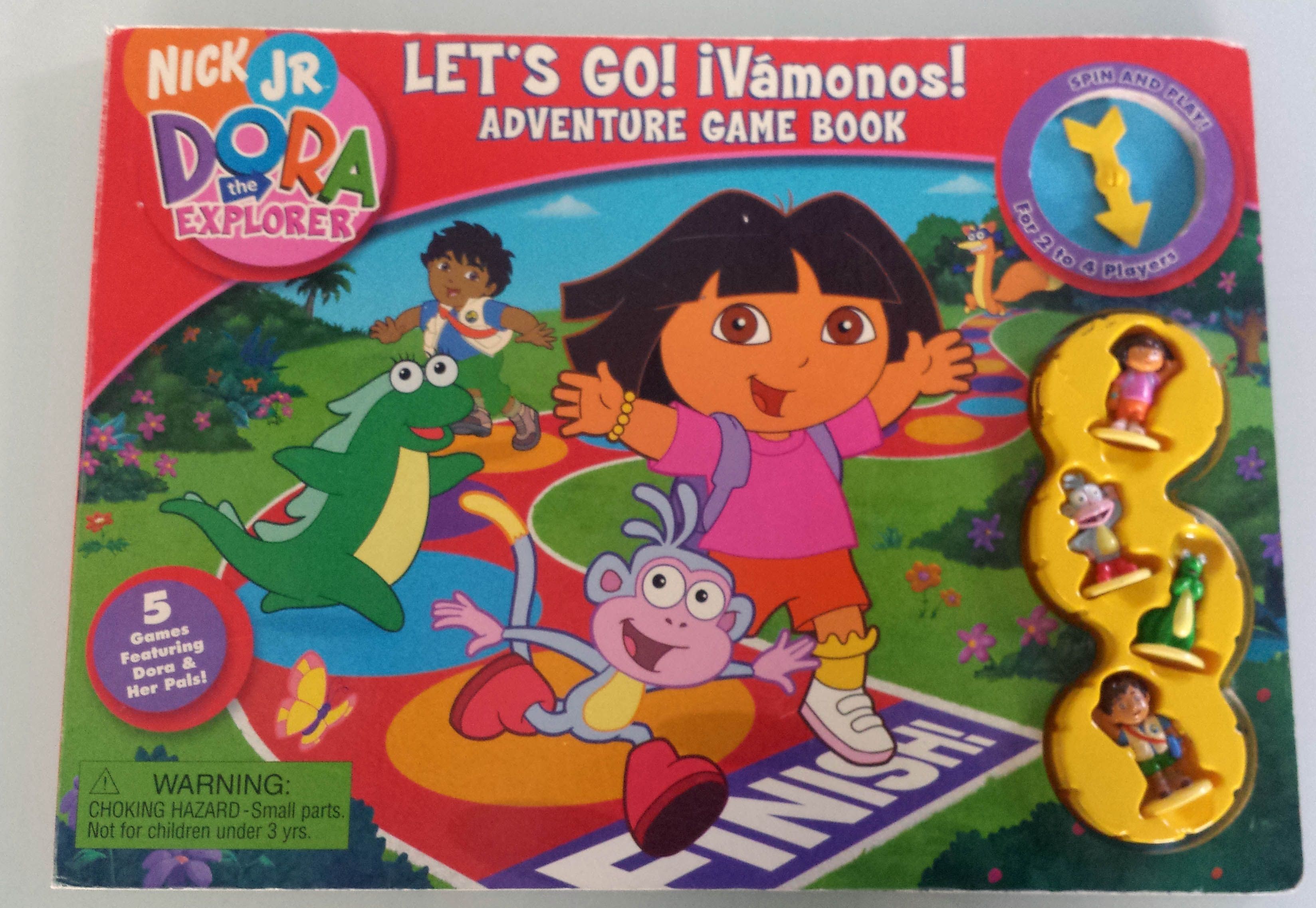 Dora the Explorer Let's Go! Adventure Game Book