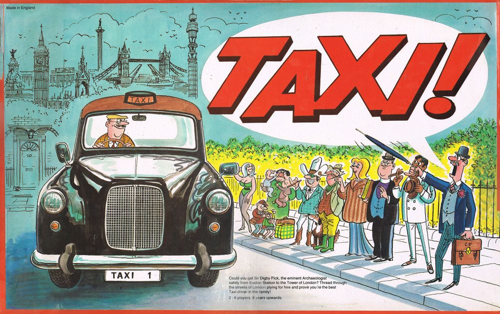 London Ludo Taxi Board Game 