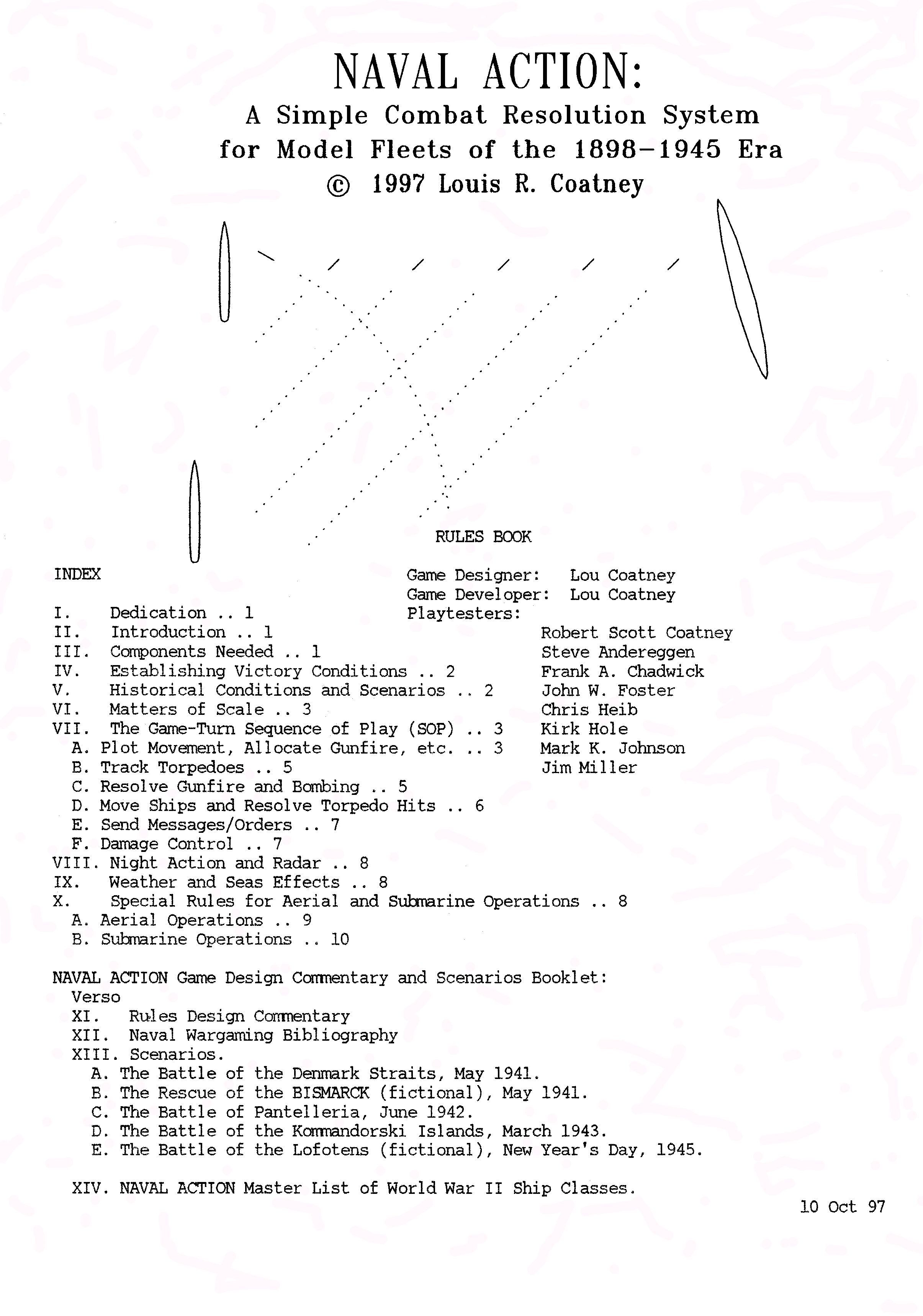 Naval Action: A Simple Combat Resolution System for Model Fleets of the 1898-1945 Era