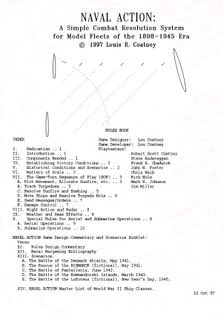 Naval Action: A Simple Combat Resolution System for Model Fleets of the 1898-1945 Era