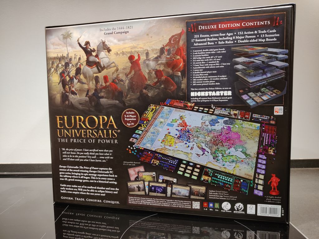 Europa Universalis: The Price of Power (Deluxe Edition) | Image |  BoardGameGeek