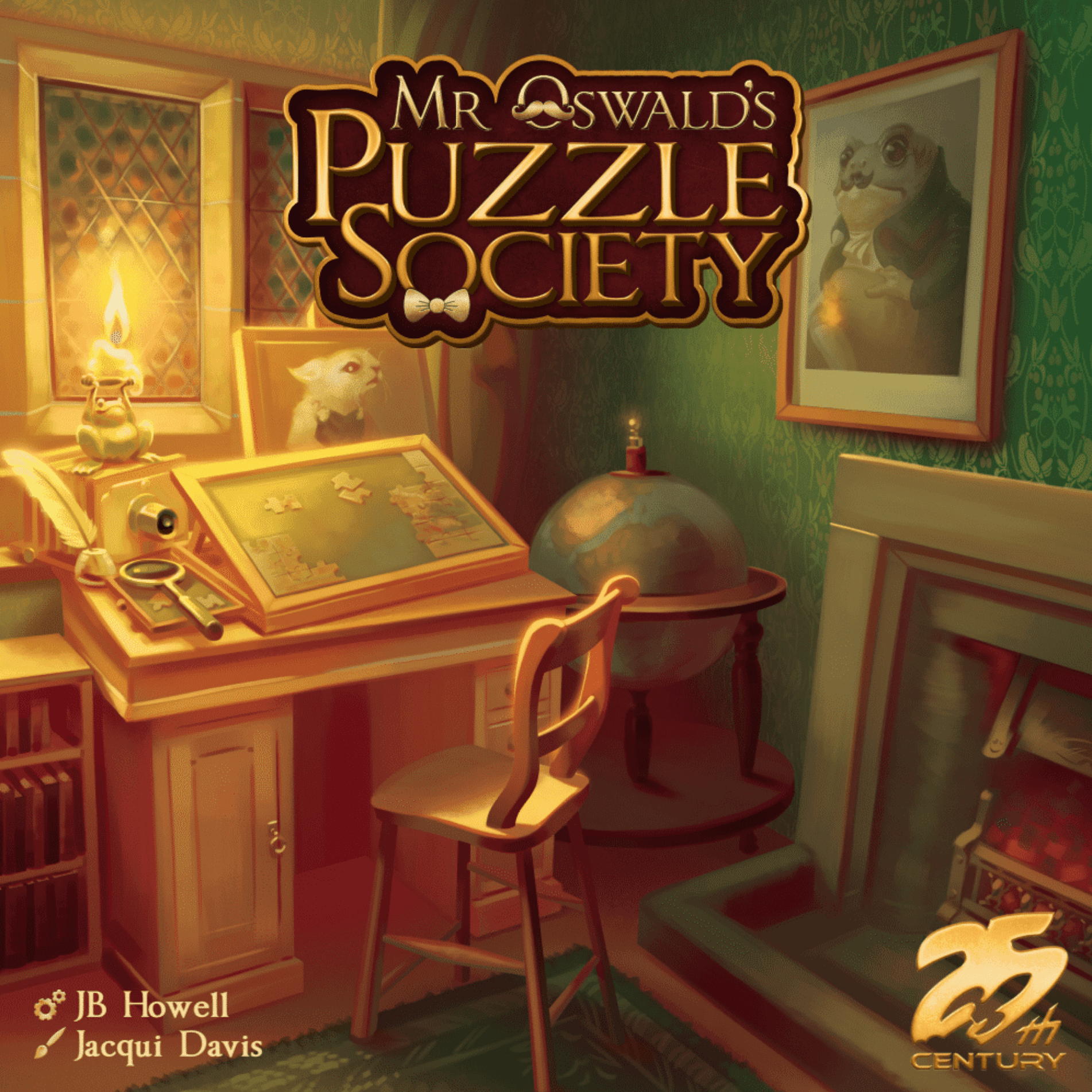 Cover art for Mr Oswald's Puzzle Society