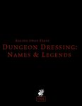 RPG Item: Dungeon Dressing: Names & Legends (OSR)