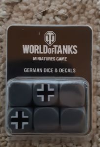 World of Tanks Miniatures Game: German Dice and Decals