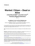 RPG Item: YEO8-03: Wanted: Citizen - Dead or Alive