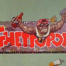 Ghettopoly Boardgame ゲットーポリー Ghettopoly Board Game ( Ultra Rare ) New. Still Shrink Wrapped.