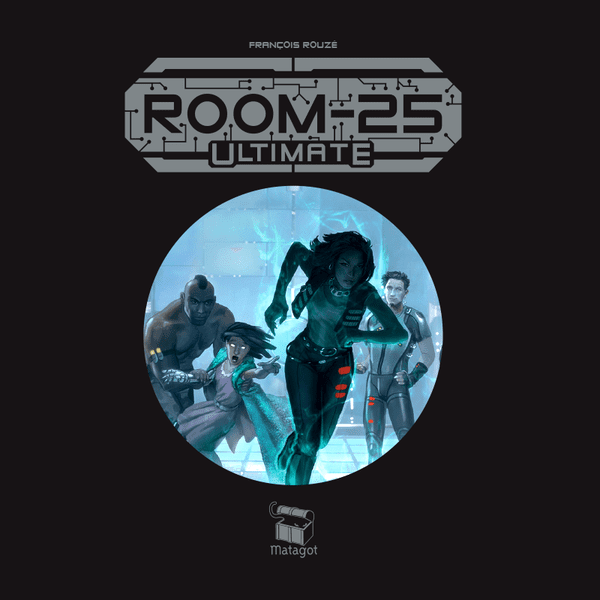 Room 25 Ultimate: Black Edition, Matagot, 2021 — front cover (image provided by the publisher)