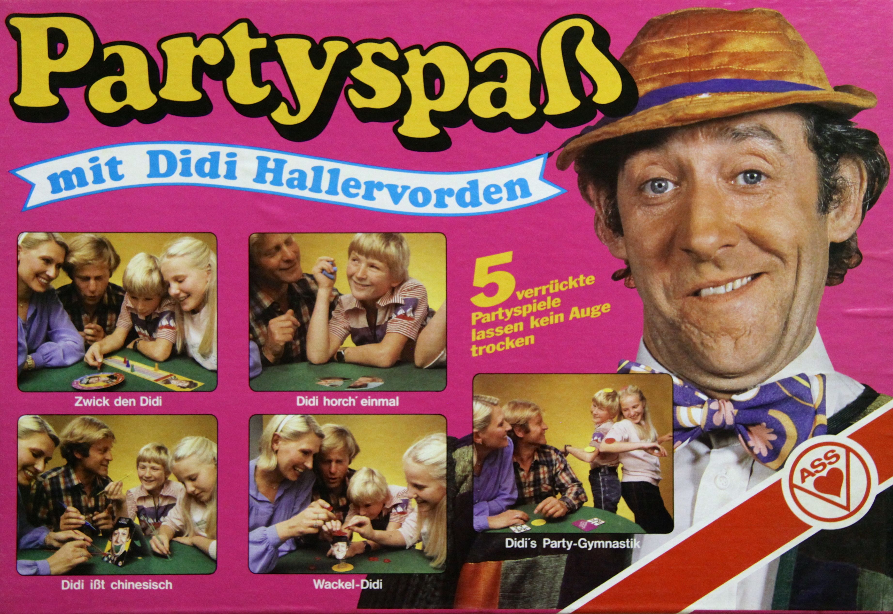 Partyspaß mit Didi Hallervorden: Fünf verrückte Partyspiele lassen kein Auge trocken