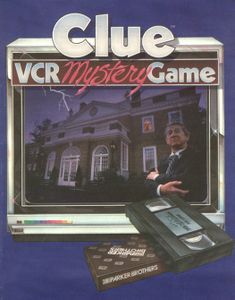 Clue VCR VHS Mystery Board Game Parker Brothers 1985 Decks P4100 for sale online 