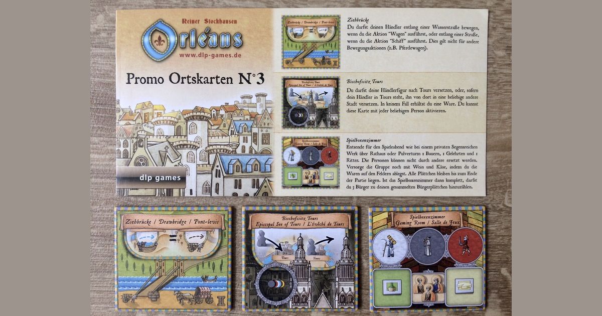 Orléans: Promo Ortskarten N°3 | Board Game | BoardGameGeek