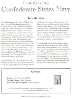 Great War at Sea: Confederate States Navy