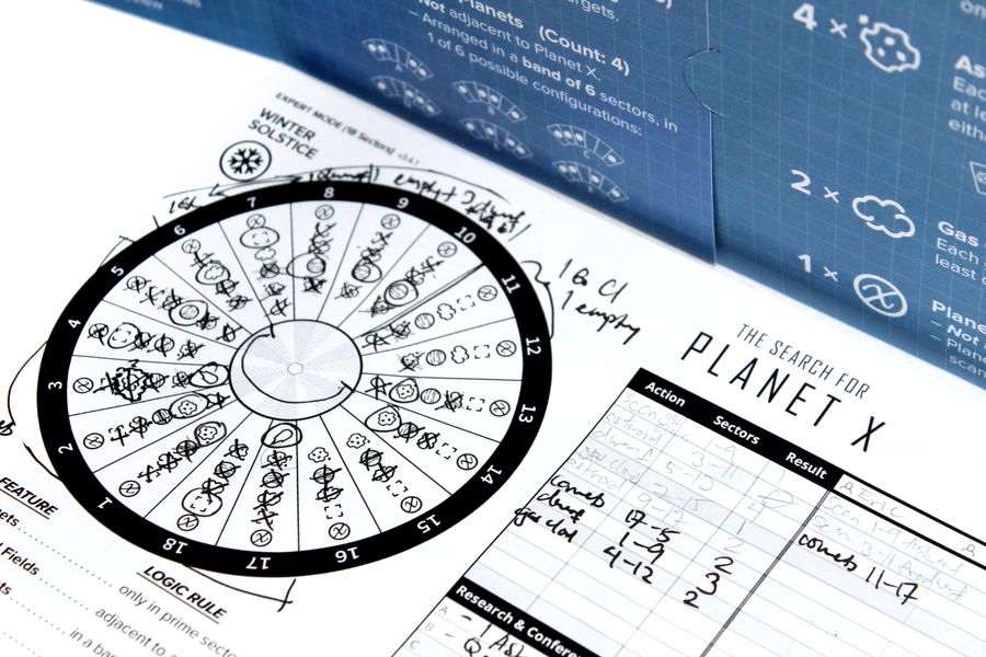 A game of The Search for Planet X!