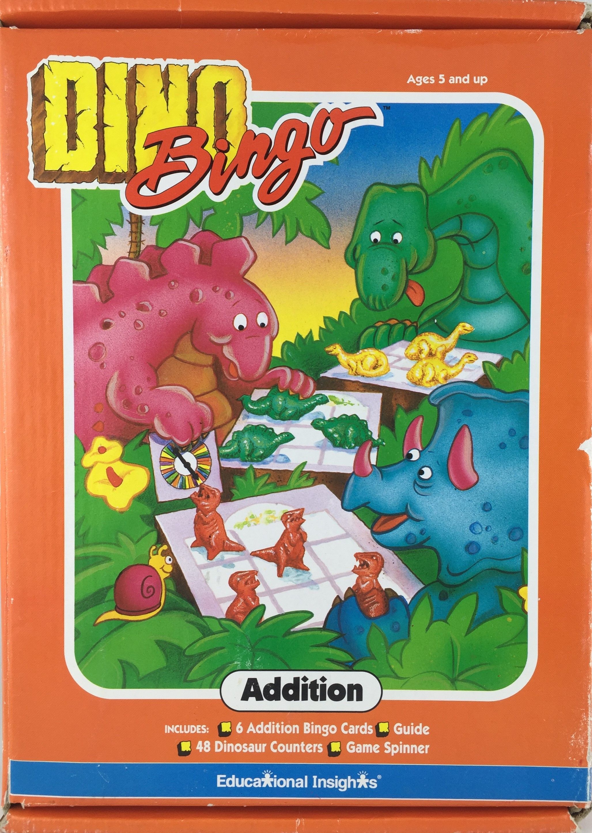Dino Addition Bingo doboz