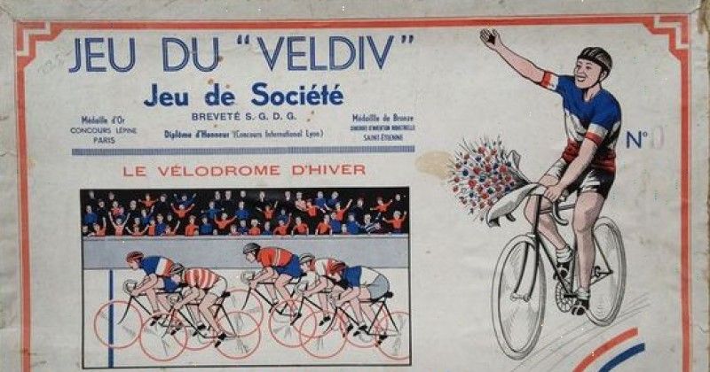 Jeu De Société VeldiV 1943 - Cyclisme Vélodrome D'Hiver - Édition HB - Occasion
