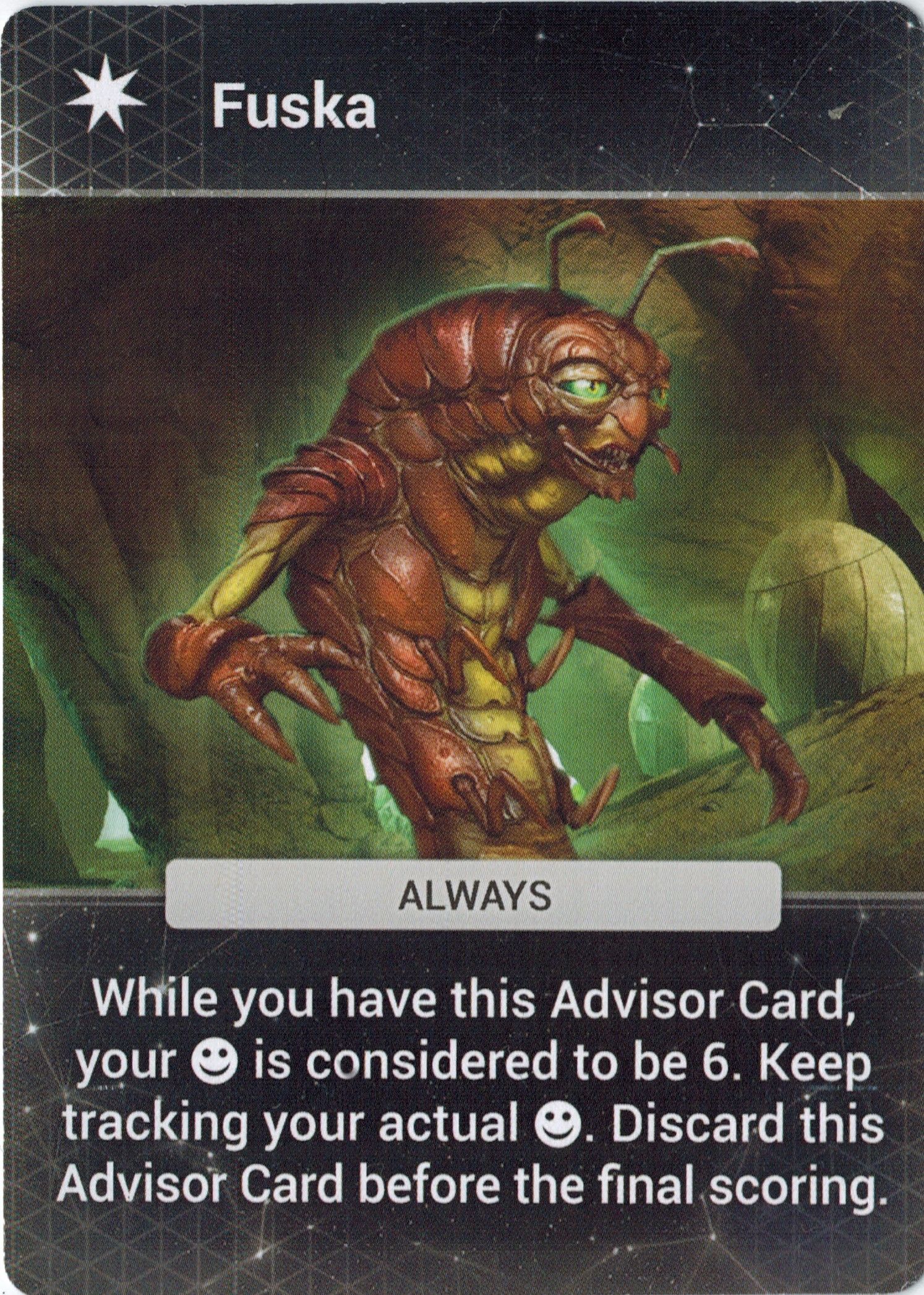 Master of Orion: The Board Game – Fuska Advisor Promo Card