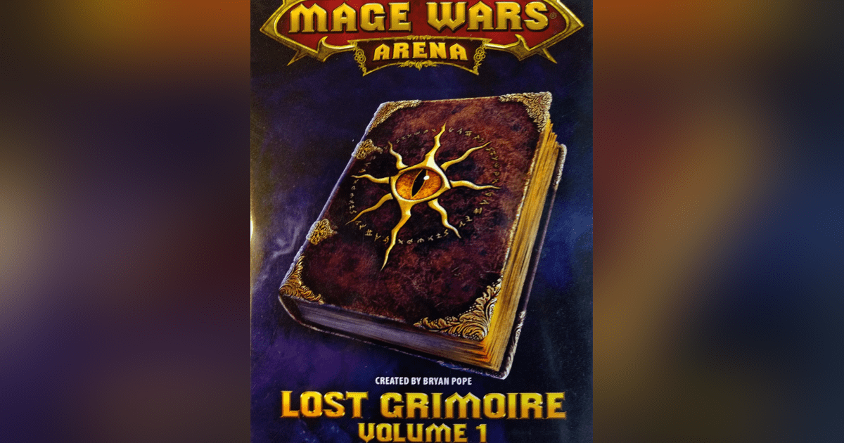 Mage Wars Arena: Lost Grimoire Volume 1 | Board Game | BoardGameGeek