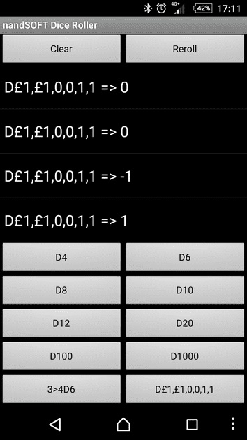 Android DiceRoller update | Nand Blog
