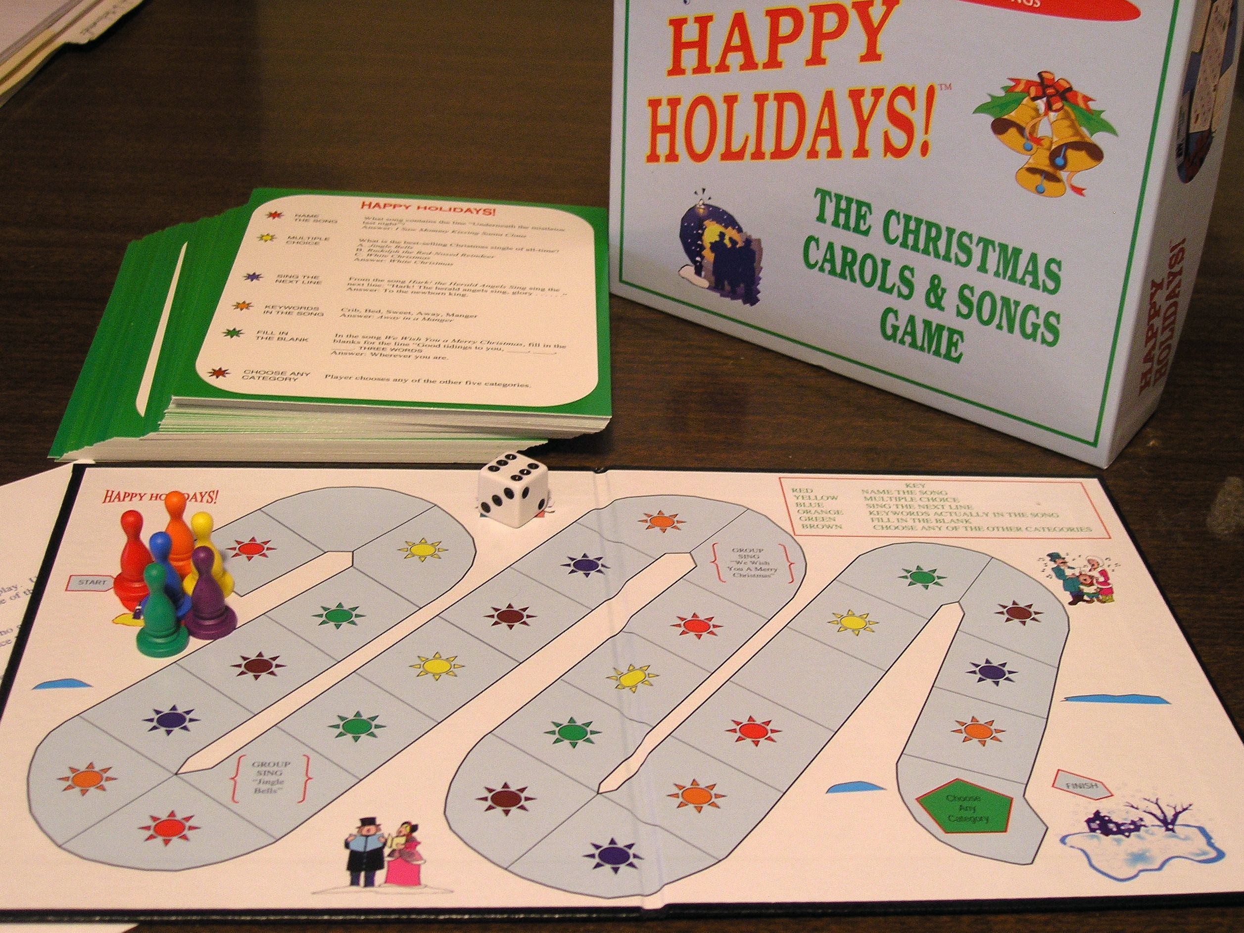 Happy Holidays!: The Christmas Carols & Songs Game cover