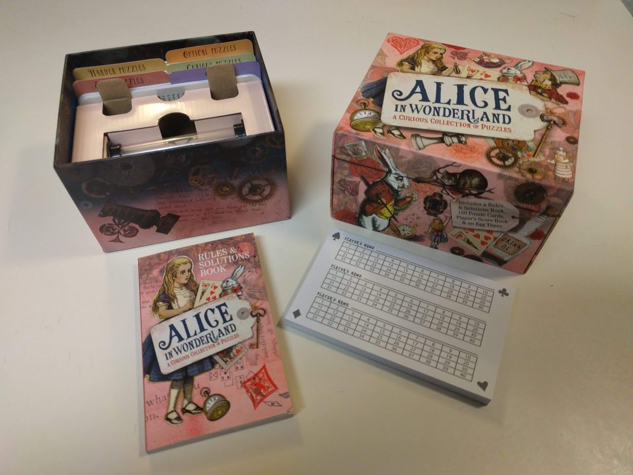 Alice in Wonderland: A Curious Collection of Puzzles