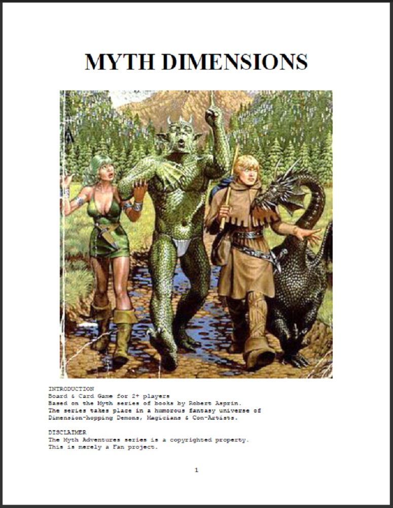 Myth Dimensions cover art