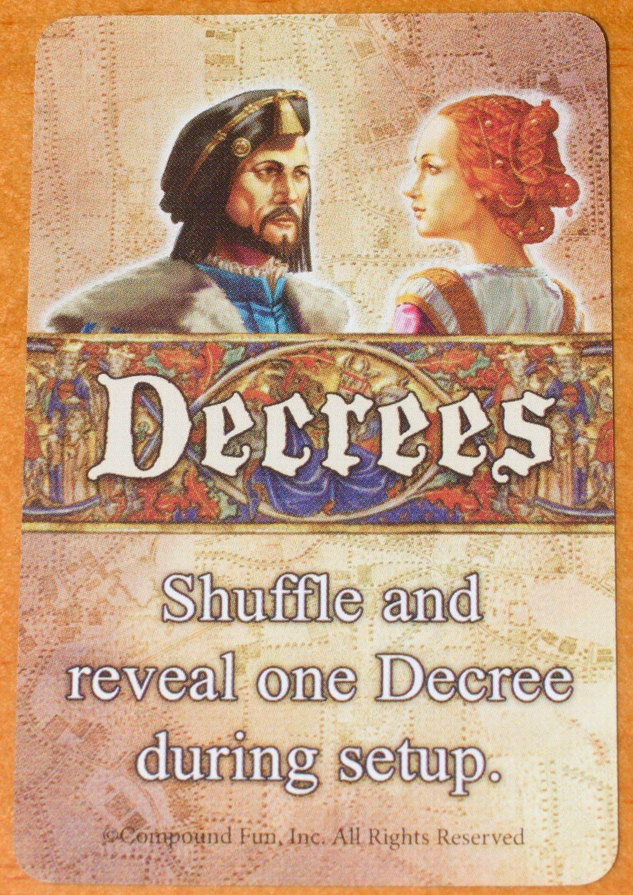 Patrician: Towers of Influence – Decree Cards