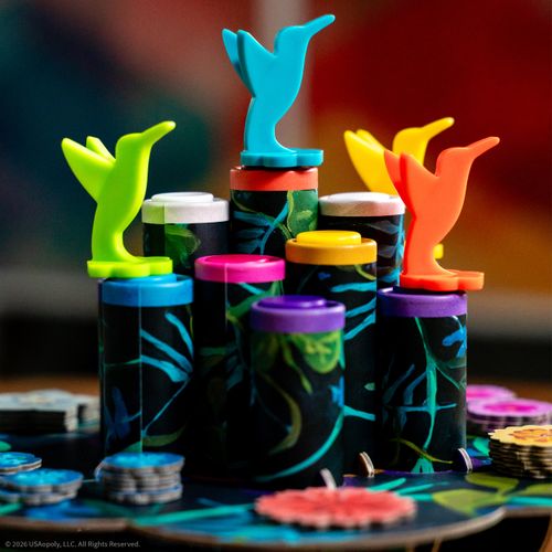 벌새 구성 요소 클로즈업