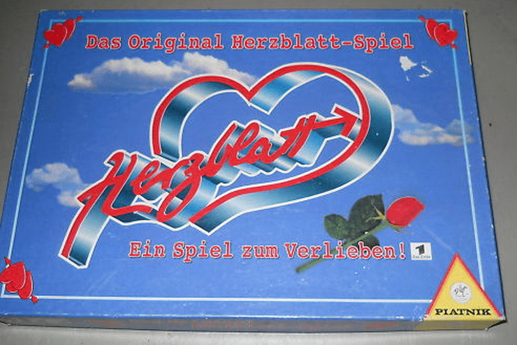 Das Original Herzblattspiel