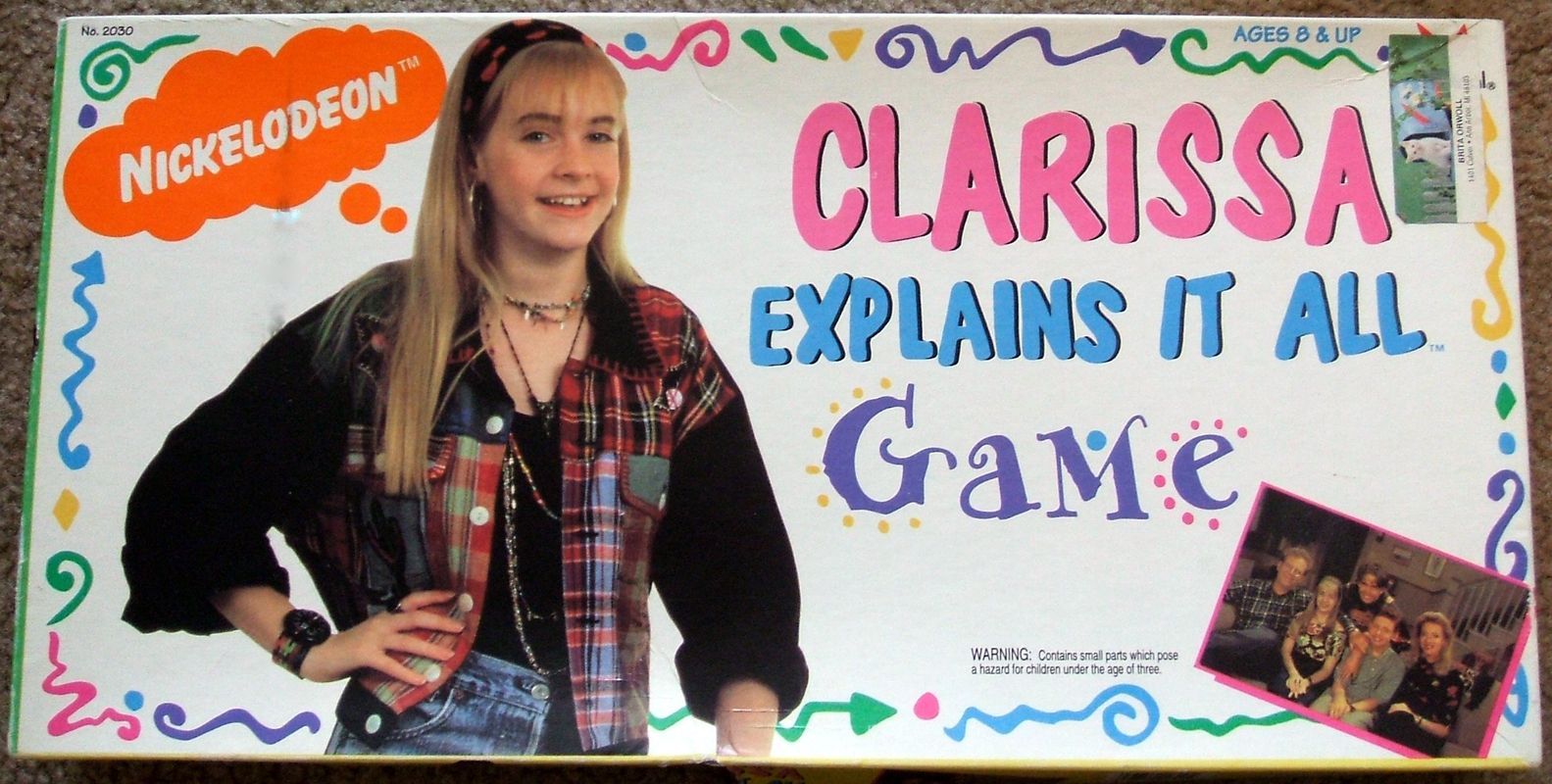 Nickelodeon Clarissa Explains It All Game cover