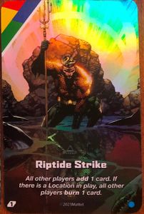 UNO Ultimate: Aquaman – Riptide Strike Foil Chase Card