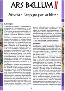 Ars Bellum II: Scénarios "Campagne pour un trône"