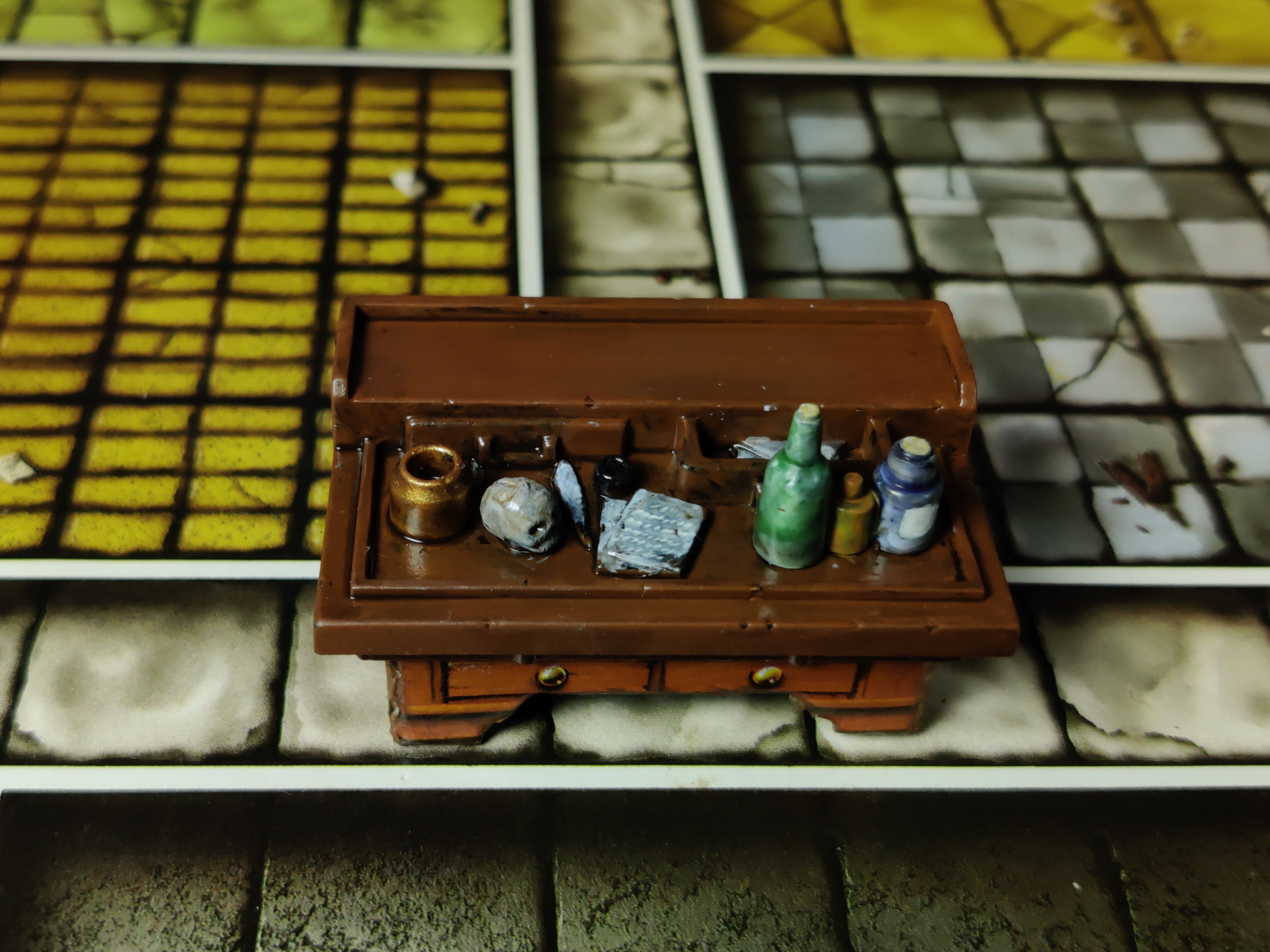 The best thing about Heroquest: Furniture - Alchemist's Bench | Painted
