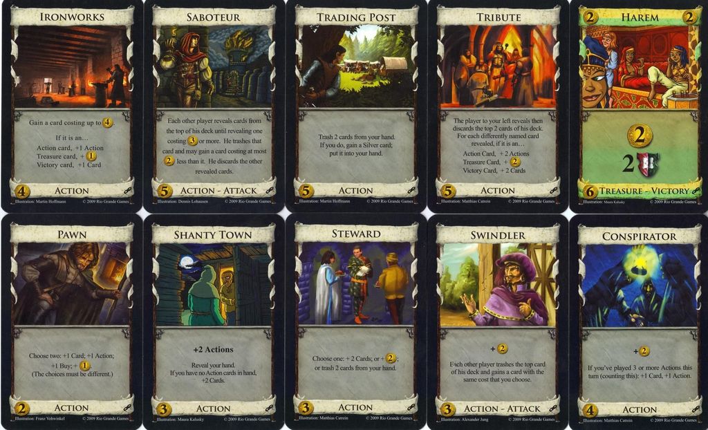 dominion first edition cards Rio Grande Games 2-4 Player City Building Card Game, 500 Cards, 30 Min Playtime, Ages 18+ Toys & Games Dominion: Intrigue Review - Choice