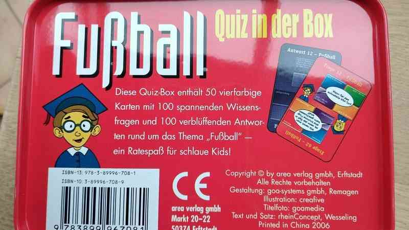 Fußball Quiz in der Box