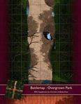 RPG Item: Battlemap: Overgrown Park