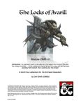 RPG Item: The Locks of Avarill