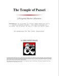 RPG Item: Temple of Pazari