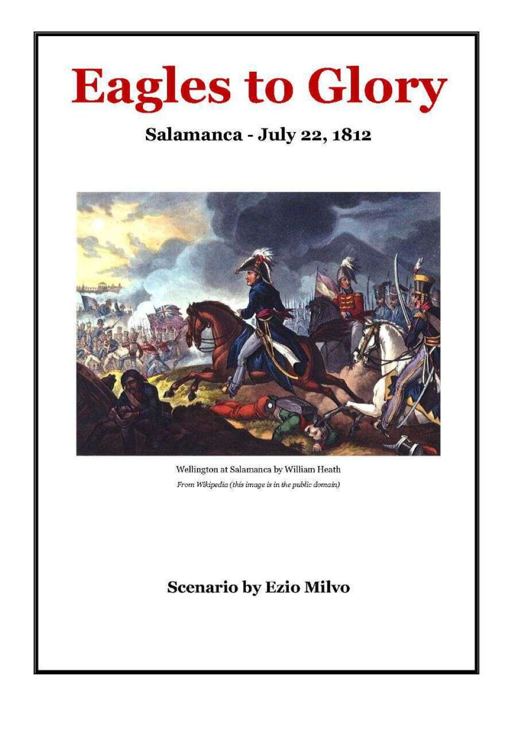 Cover art for Eagles to Glory: Salamanca – July 22, 1812