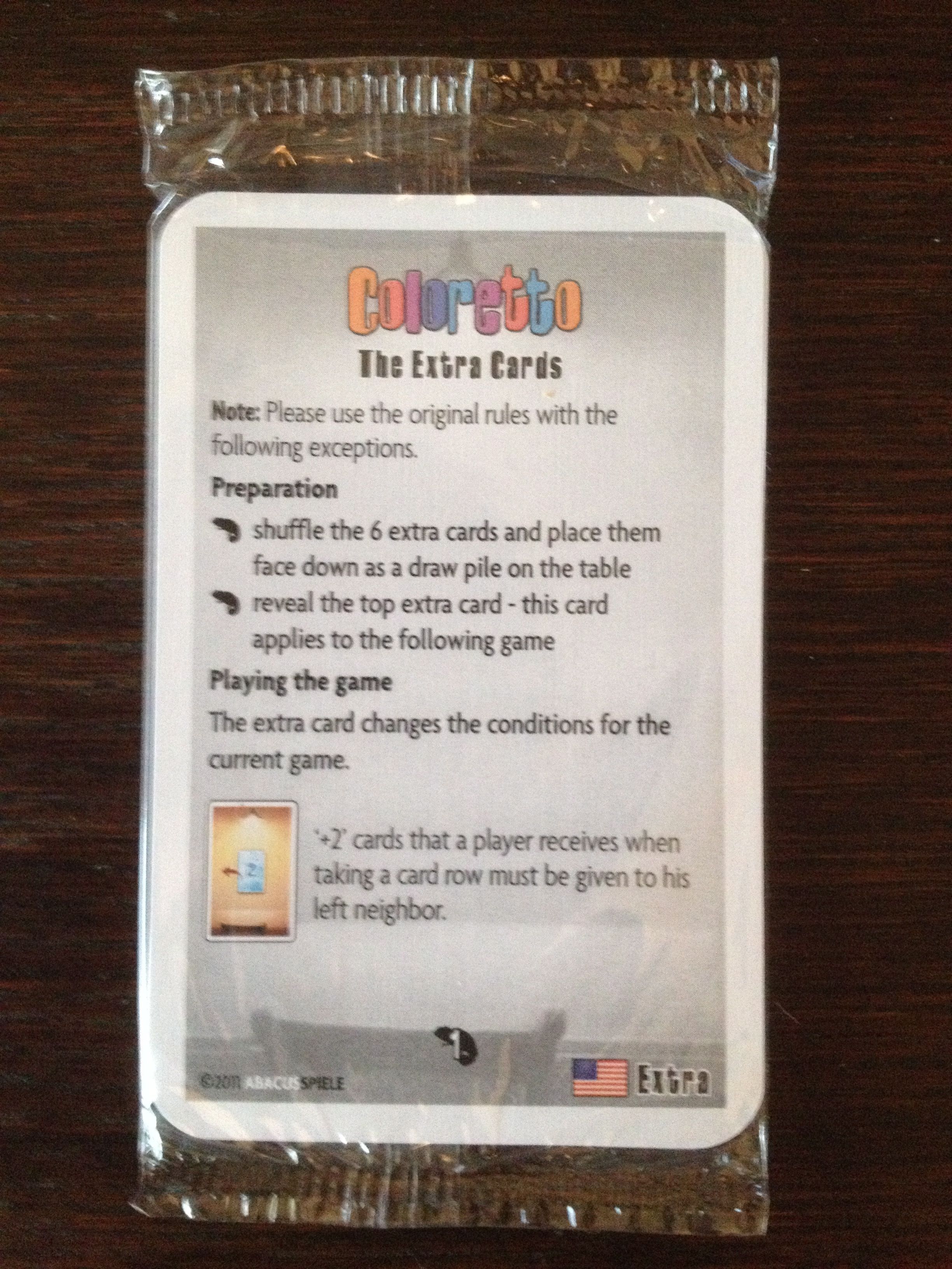 Coloretto: The Extra Cards