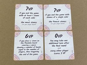 Mandala Stones: Dice Tower 2021 Objective Cards