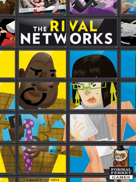 The Rival Networks Board Game Boardgamegeek