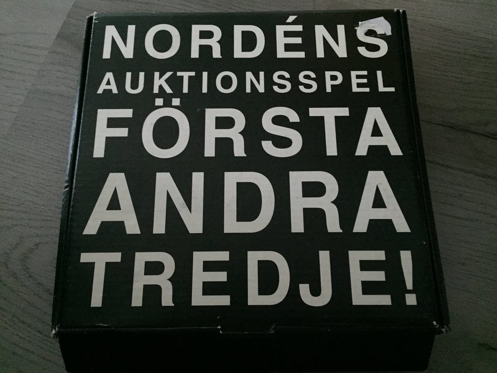 Nordéns auktionsspel: Första Andra Tredje