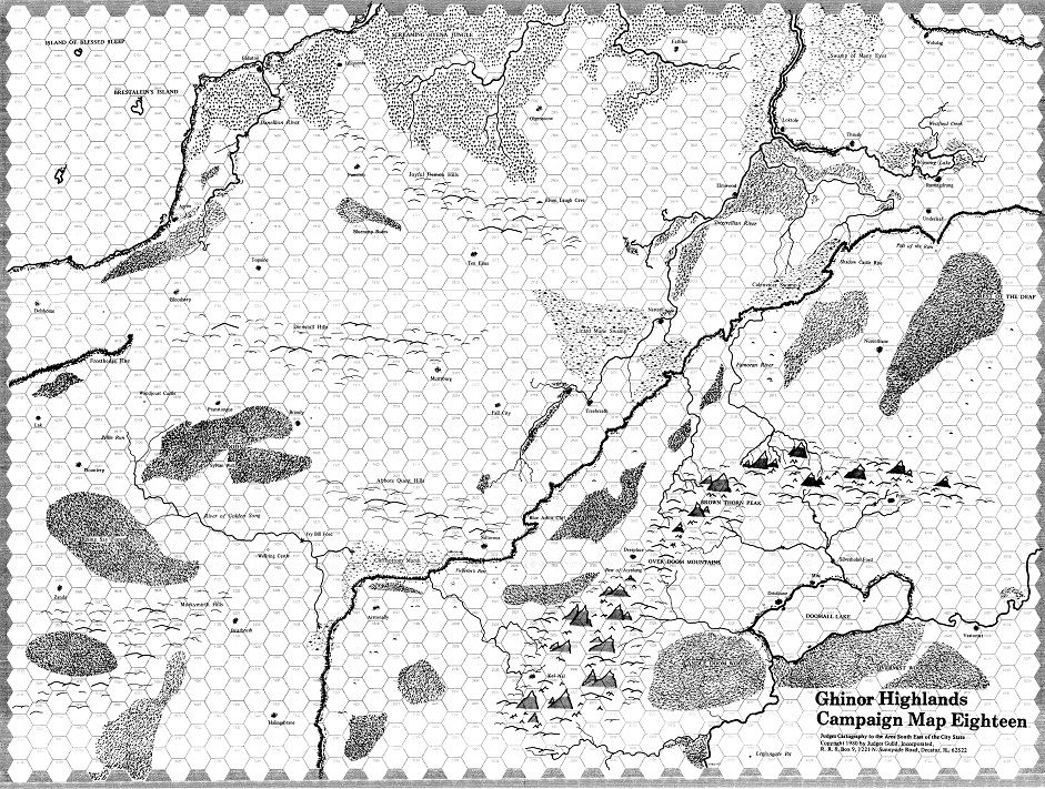 Image - Map 18 - Ghinor Highlands