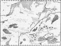 RPG Item: Wilderlands Map 18: Ghinor Highlands