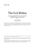 RPG Item: HIG3-08: The Evil Within
